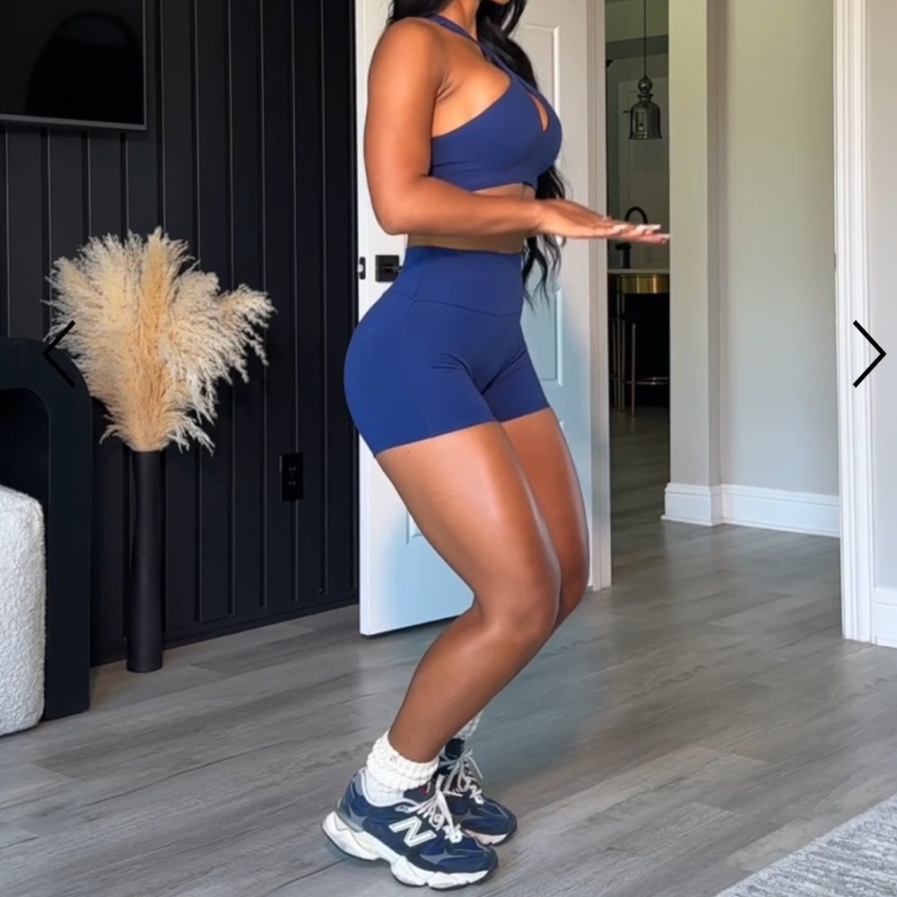 Bombshell Sportswear Blue Athletic Shorts - Picture 5 of 11